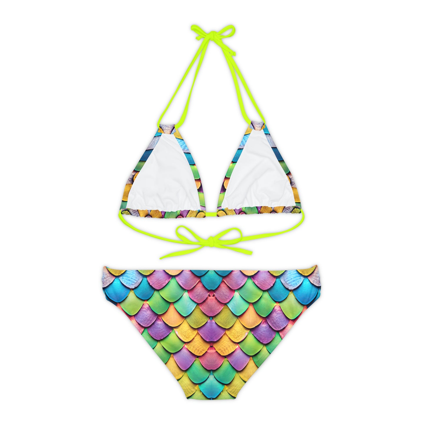 Mermaid Vibes Bikini Set - Dive into a Colorful Summer Adventure