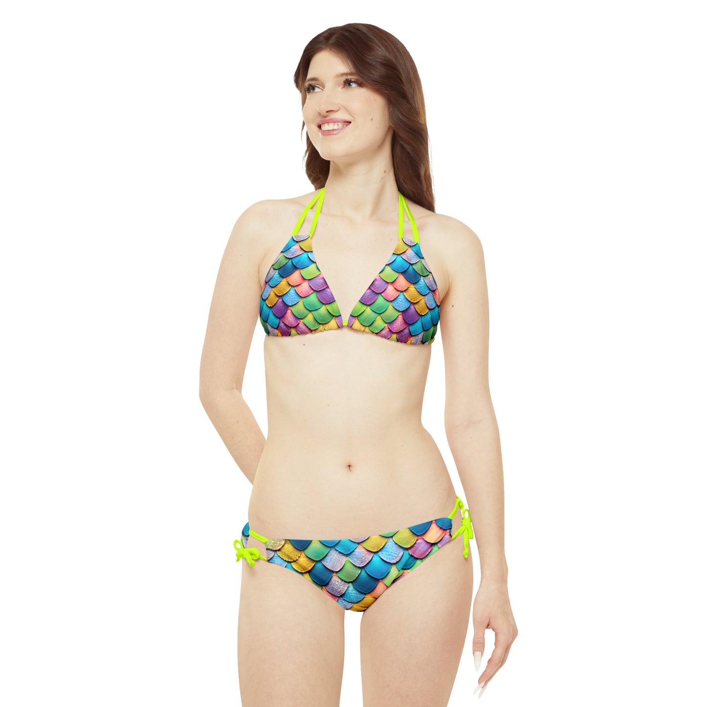 Mermaid Vibes Bikini Set - Dive into a Colorful Summer Adventure