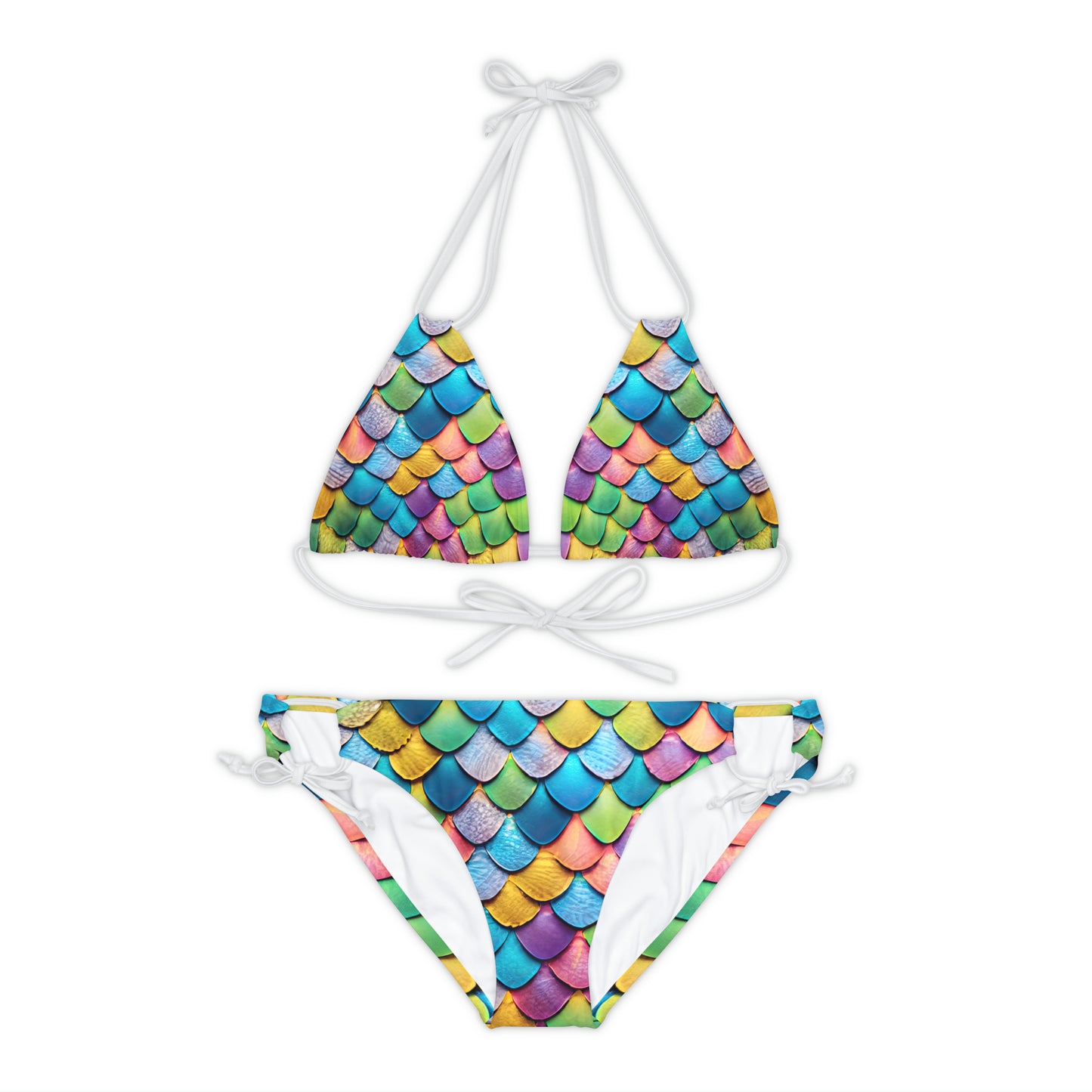 Mermaid Vibes Bikini Set - Dive into a Colorful Summer Adventure