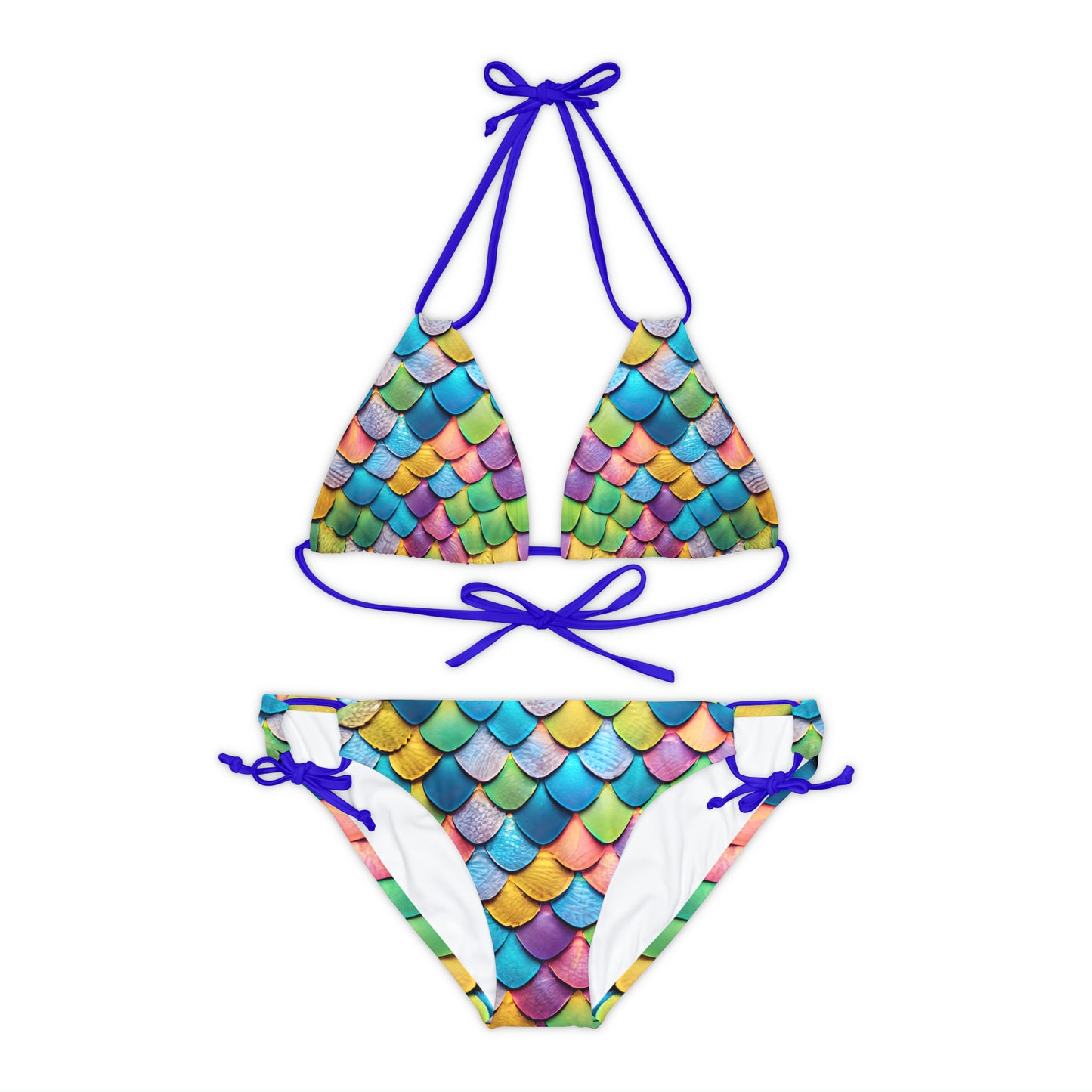 Mermaid Vibes Bikini Set - Dive into a Colorful Summer Adventure