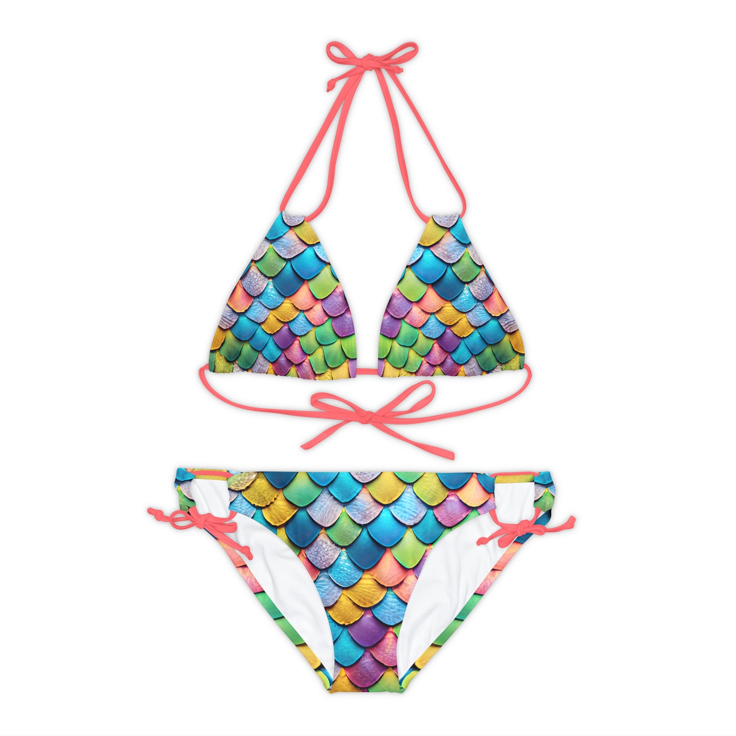 Mermaid Vibes Bikini Set - Dive into a Colorful Summer Adventure