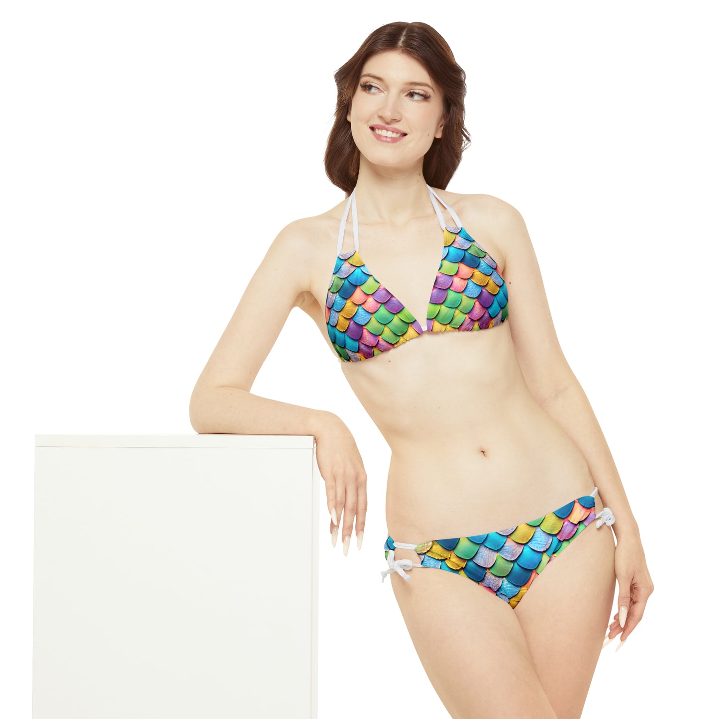 Mermaid Vibes Bikini Set - Dive into a Colorful Summer Adventure