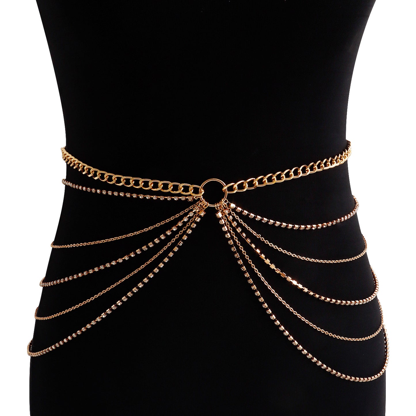 Glamorous Allure - SeduxLuxe Tassel Waist Chain Body Jewelry