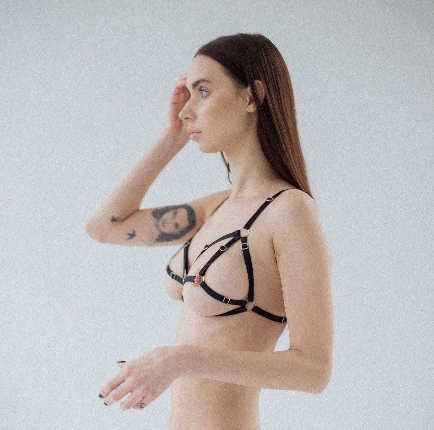 Seductive Strappy Harness Bra - Embrace Your Sensual Power