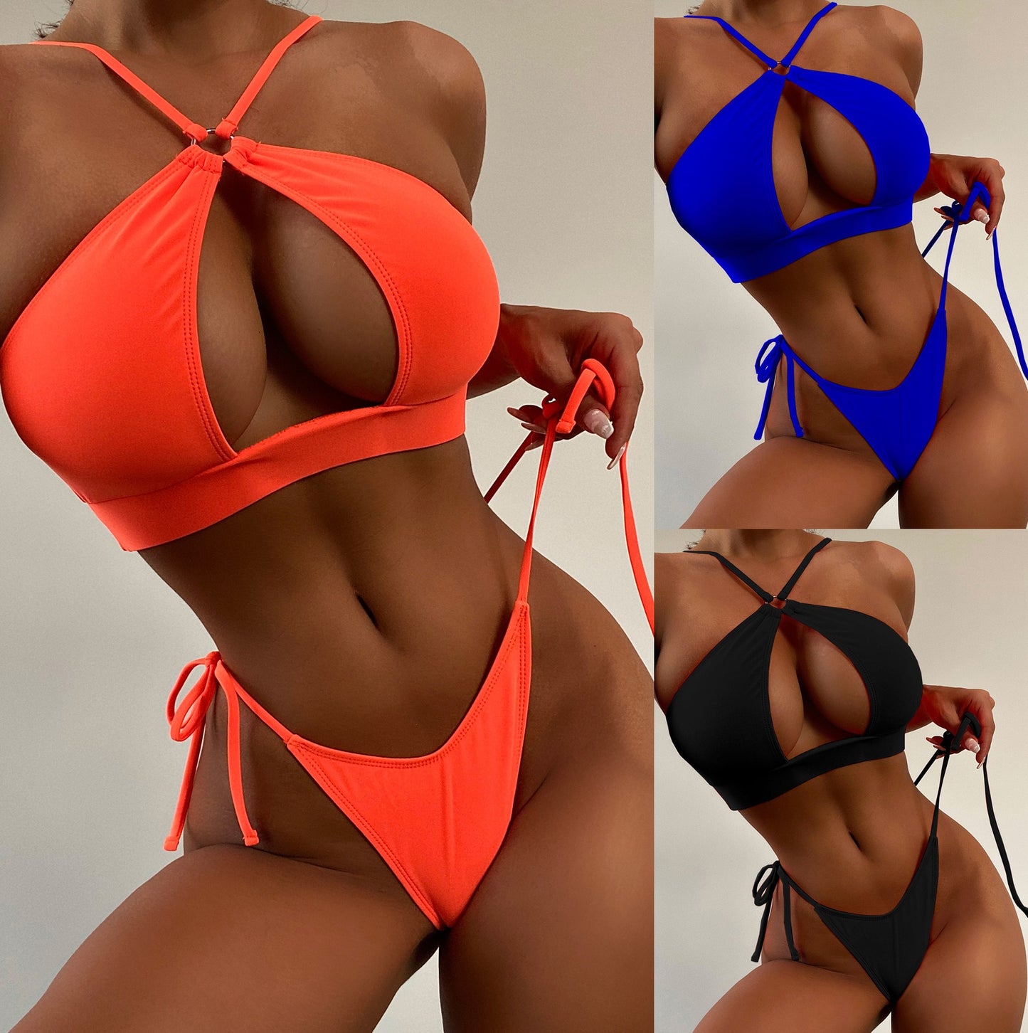 Ellolace Swimwear Women Push Up Brazilian Bikini Beachwear