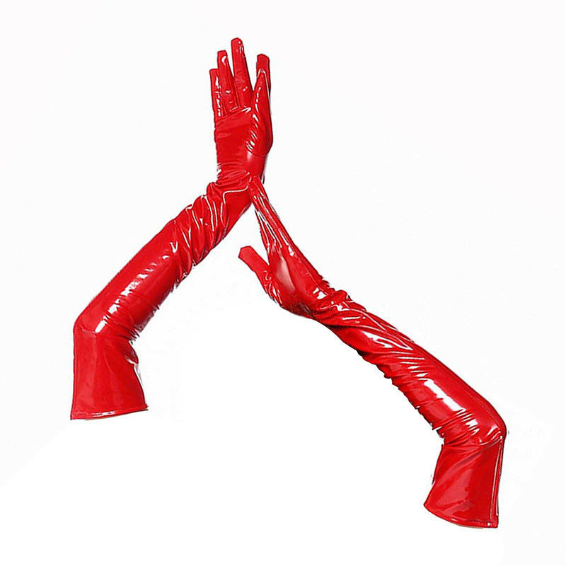 SeduxLuxe PVC Stockings or Gloves - Sizzle in Shiny Glossy Leather Look